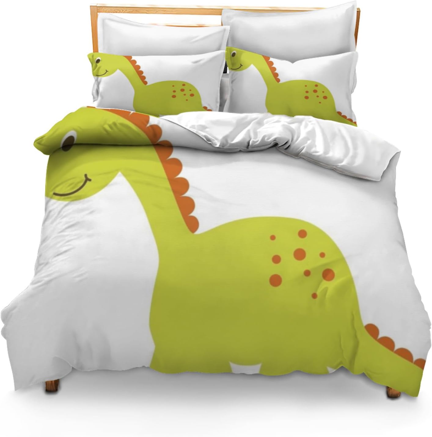 Ymaotrade Dinosaur Collection Duvet Cover Sets Full Dinosaur Comforter Set 3pcs (1