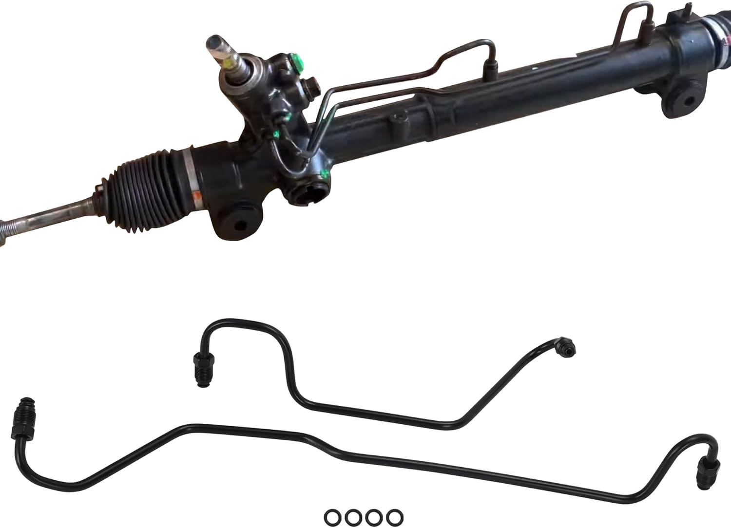Rack Pinion Transfer Line for Toyota Camry (ACV30/ACV31 Models) 2001-2006, Replacement for 4420033331 4420033351, Set of 2 Hard Hydraulic Lines