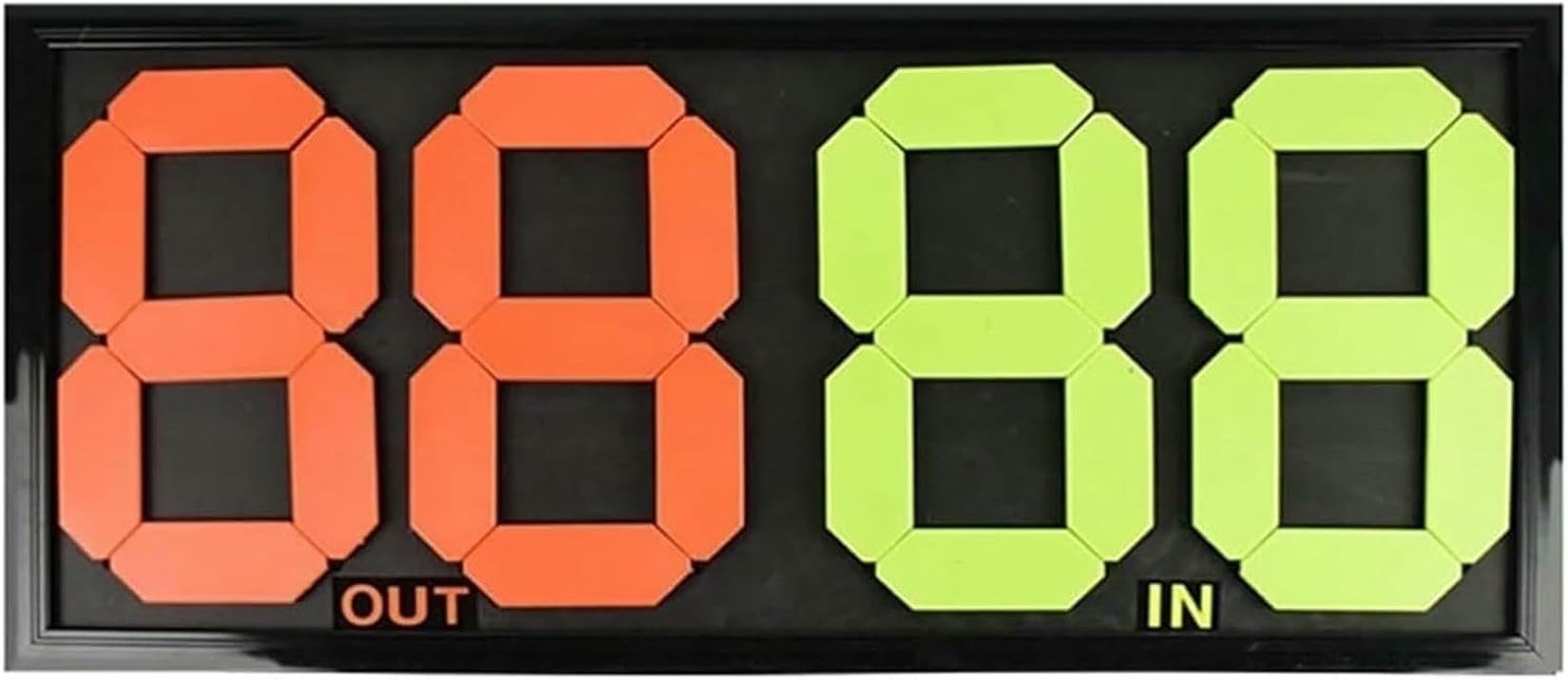 Tabellone segnapunti elettronico a LED a 4 cifre, display sostitutivo per arbitro multi-sport, portatile, da tavolo, da parete, per calcio, basket, calcio e altro