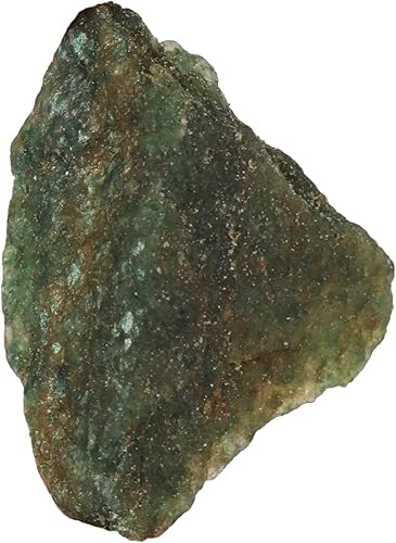 Piedra de cristal curativa de jade verde africano áspero natural 24.35 Ct