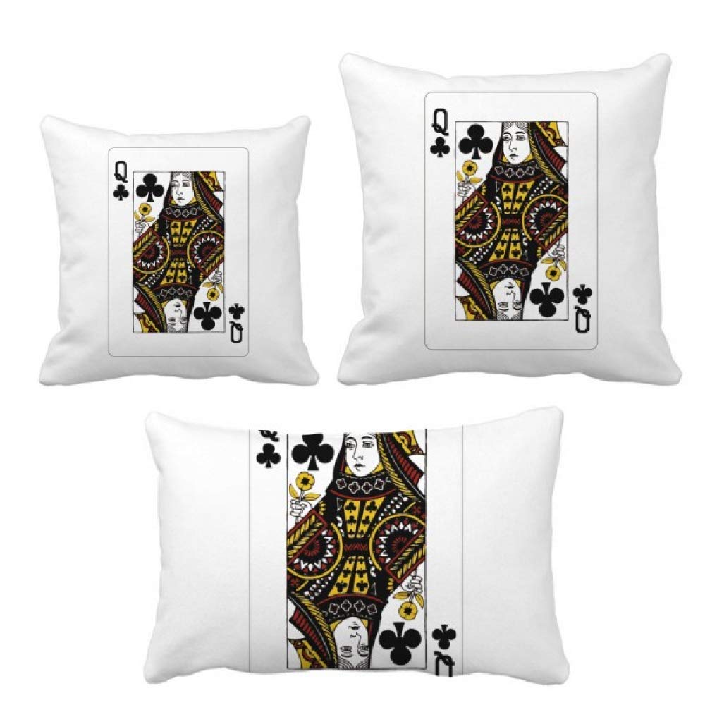 Jeu de cartes Club Q housse de coussin idée cadeau décoration