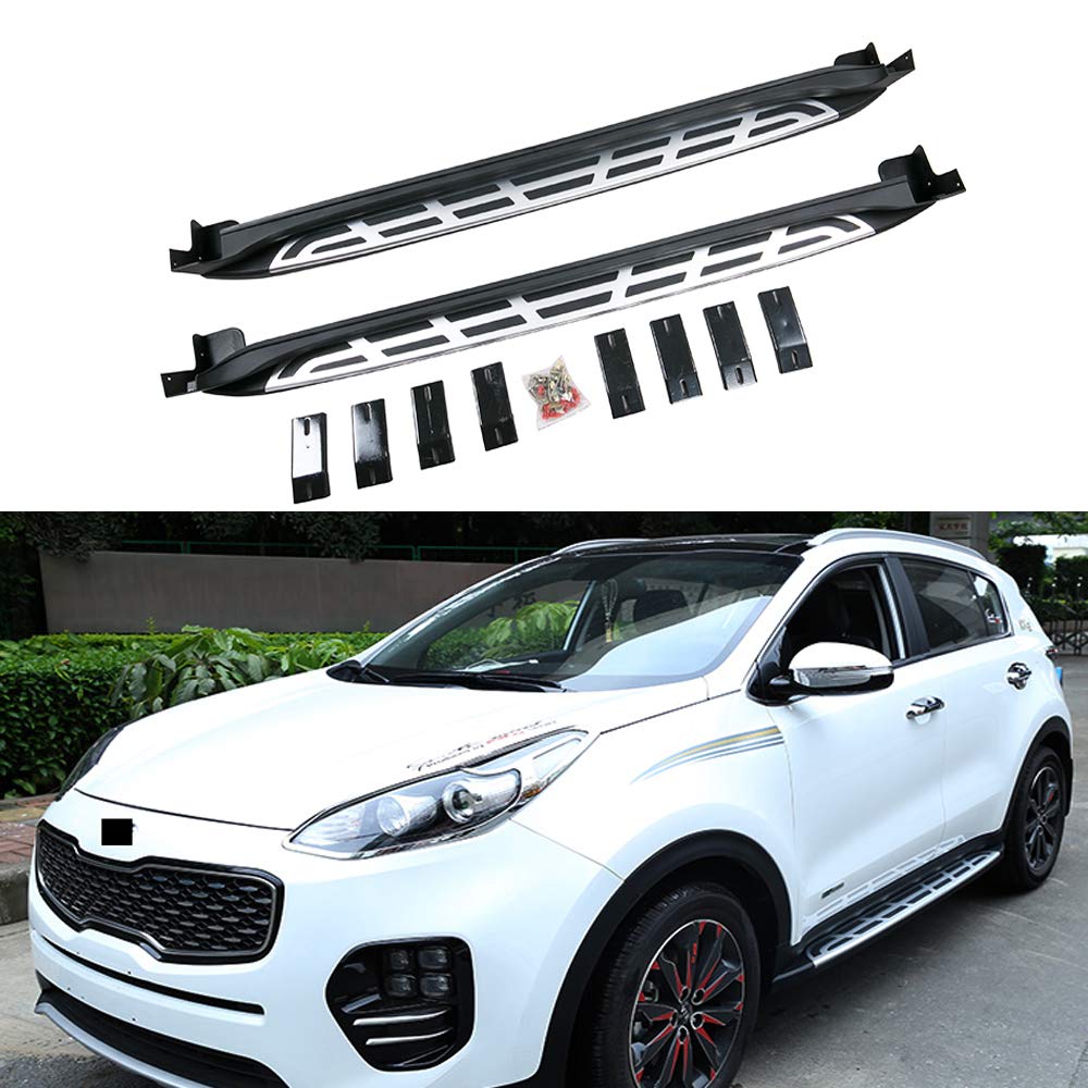 Pedana Laterale Per KIA Sportage 2017-2021 - Nerf Bar Protezione E Accesso Facilitato
