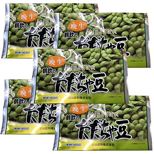 鶴岡飲料株式会社 枝豆 鶴飲の晩生 冷凍 だだちゃ豆 1.25kg 250g 5袋 えだ豆 に物足りなさを感じる人に 国産大豆 朝採れ 冷凍食品 野菜 塩茹で済み 解凍 濃厚