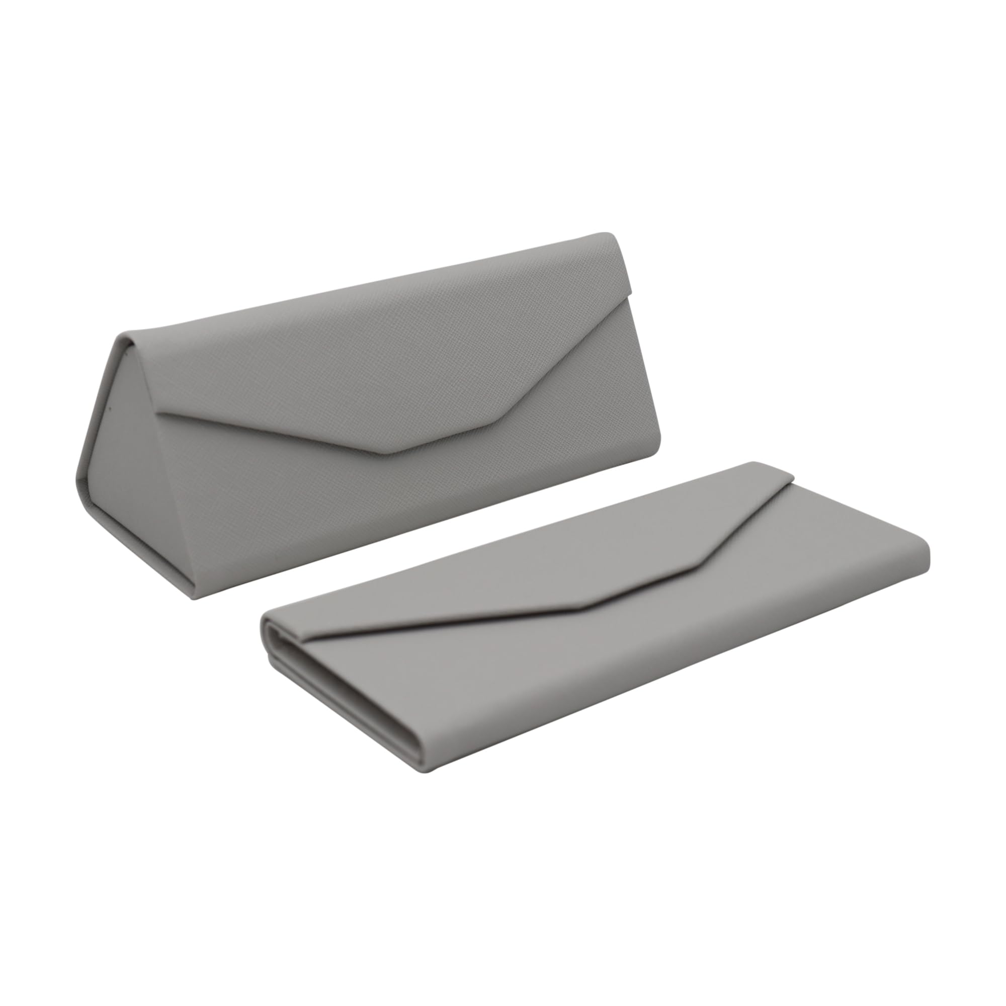 Real Sic Glasses Case for Men and Women - Magnetic Folding Hard Shell Sunglass Holder - Inspired by Solid Color
