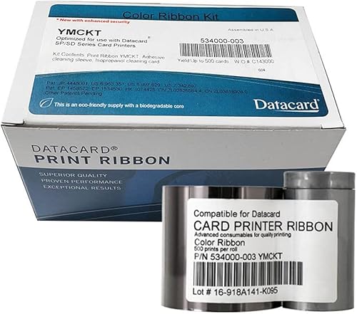 Cinta del color 534000-003 para la impresora YMCKT 500 de DATACARD SP35 SP55 SP75 más Imágenes genuinas