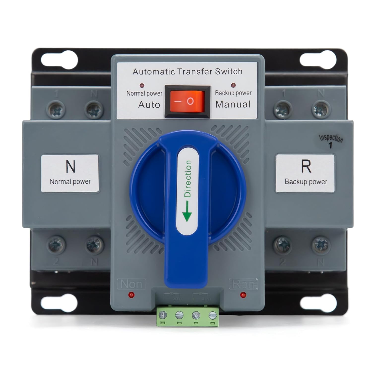 110V 63A 2P Automatic Transfer Switch, Dual Power Automatic Transfer Switch 50HZ/60HZ, Generator Changeover Switch