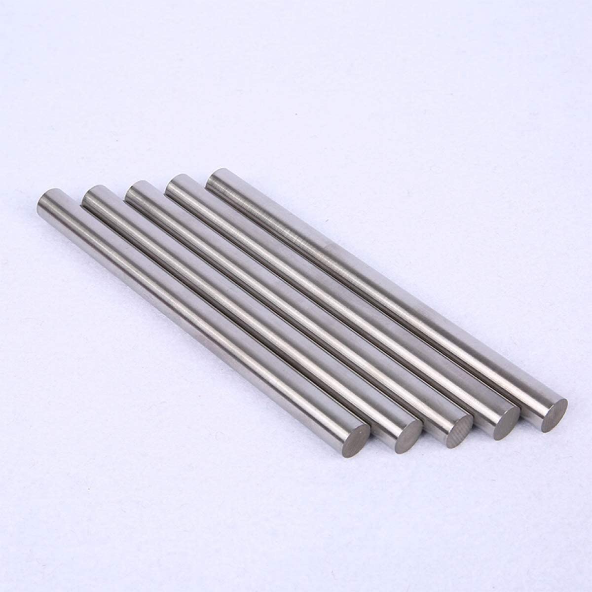 Barres rondes en nickel, Barre ronde en Nickel 99.99% Ni, tige de Nickel métallique de haute pureté, Anode en Nickel for la recherche en laboratoire scientifique, longueur 100mm, 1 pièce(8mm)
