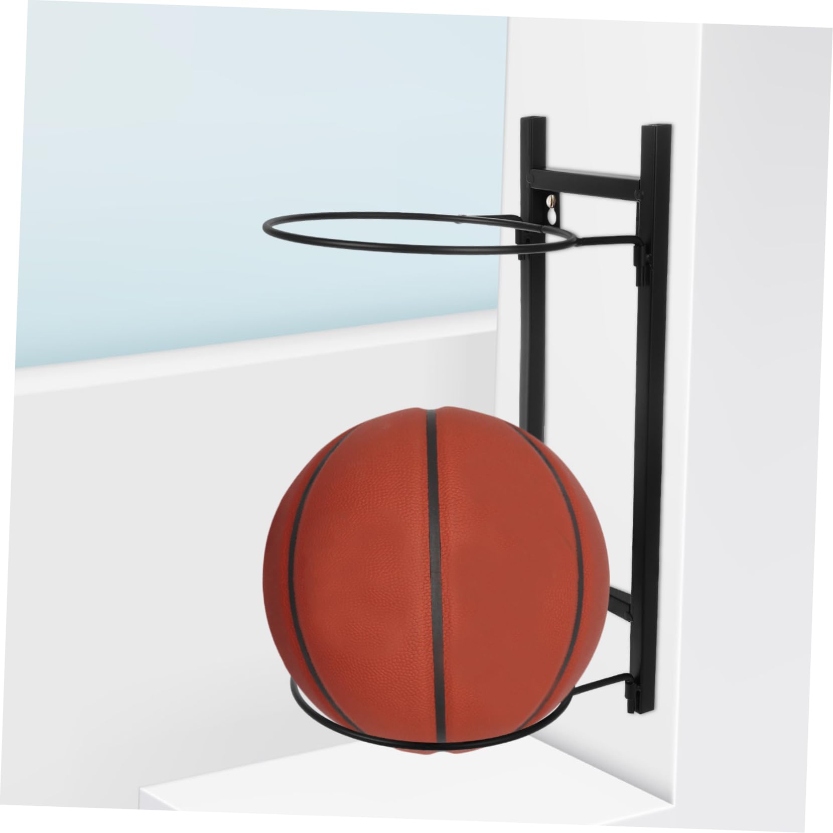 UPKOCH Soporte De Pared para De Baloncesto Béisbol Rugby Fútbol ​​Organizador Deportivo para Garaje Exhibición De Béisbol Soporte De Pared para De Bolos Acero