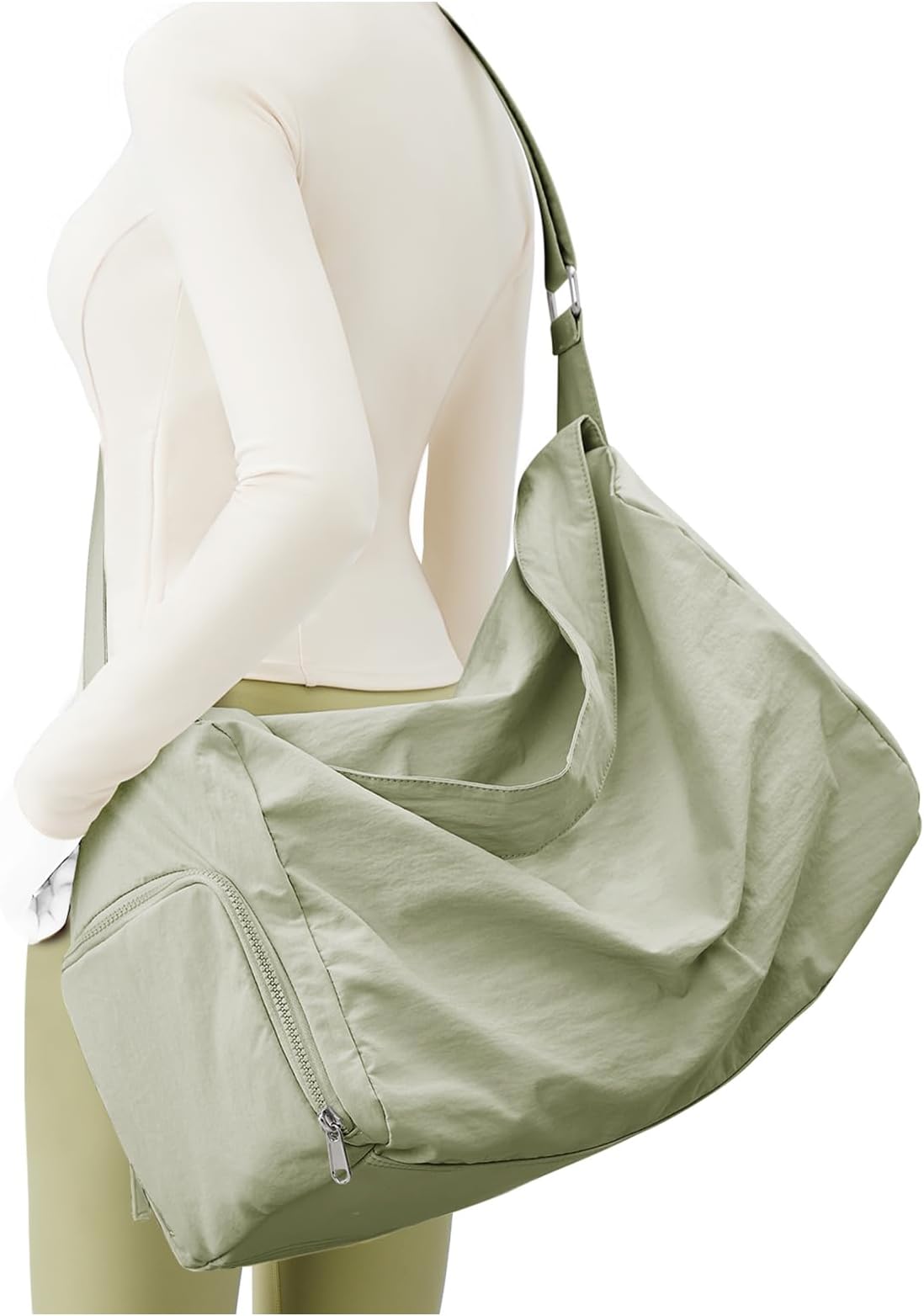 Small Gym Bag with Shoe Compartment, Workout Sport Duffle Bag for Women Travel, Waterproof Shoulder Overnight Bags Lightweight Carry on Tote Bags for Swim, Yoga, Dance