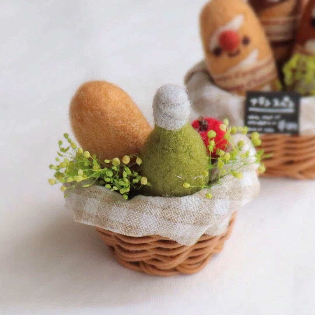 羊毛フェルト フレンチブルドッグ キーホルダー ♡羊毛フェルト