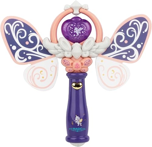 Juguetes de princesa para niñas Varitas mágicas con luz LED intermitente para disfrazarse, regalos de cumpleaños geniales para niñas de 6, 7, 8, 9,