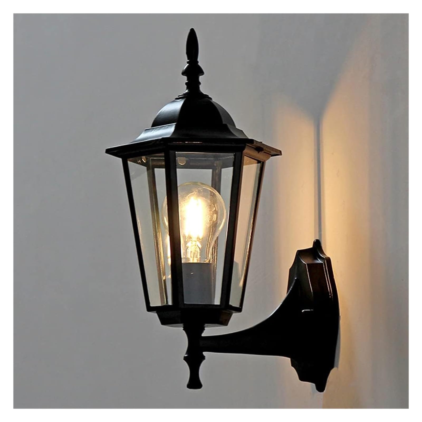 XCFTYRU Outdoor Pendant Lights， Weatherproof with Lamp Wall Vintage Lantern Light E27 Retro Sconce Fixture