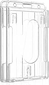 Uniclife Lot De 2 Porte-cartes De Visite En Acrylique Transparent à 2 Emplacements Pour Cartes De Visite Pour Homme Et Femme - Pour Bureau, Maison, Exposition, 120 Cartes