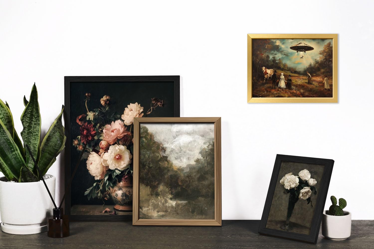 Amazon.com: 16 PCS Framed Vintage Wall Art Decor, Moody Victorian