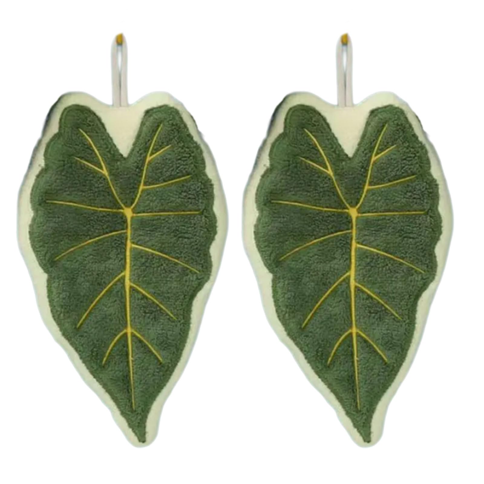 Hsyzygian Caladium Hand Towels for Bathroom Kitchen Soft Absorbent Quick Dry Towel Caladium Hand Towel Absorbent