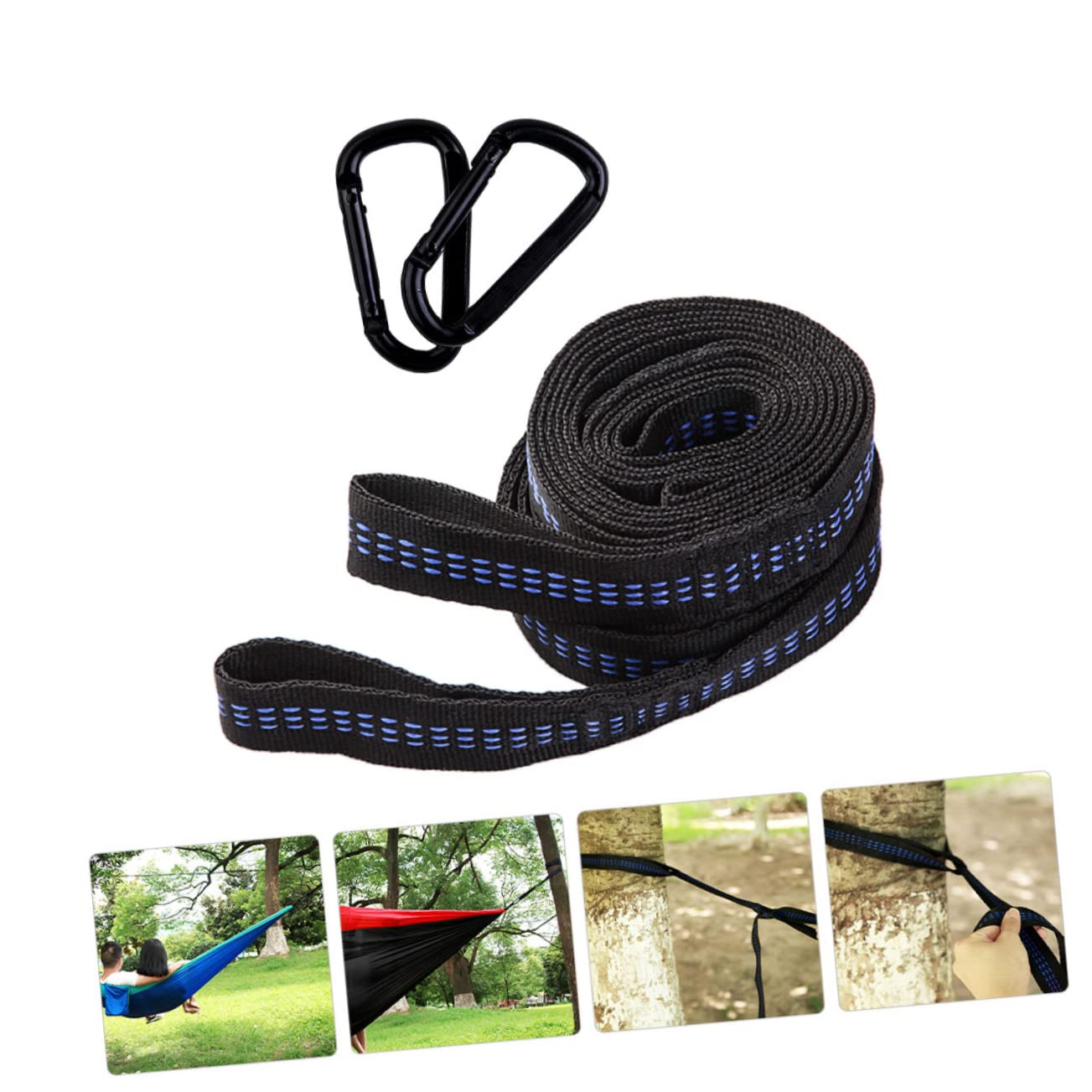 GALPADA Tree Support Straps Set Hammock Hanging Kit Cam Buckle Straps for Trees
