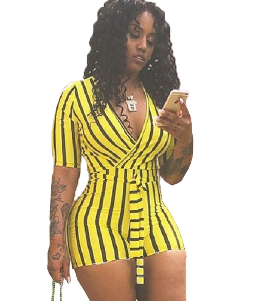 Sexy Two Piece Shorts Set - African Floral Jumpsuits Rompers Vacation Club Outfit