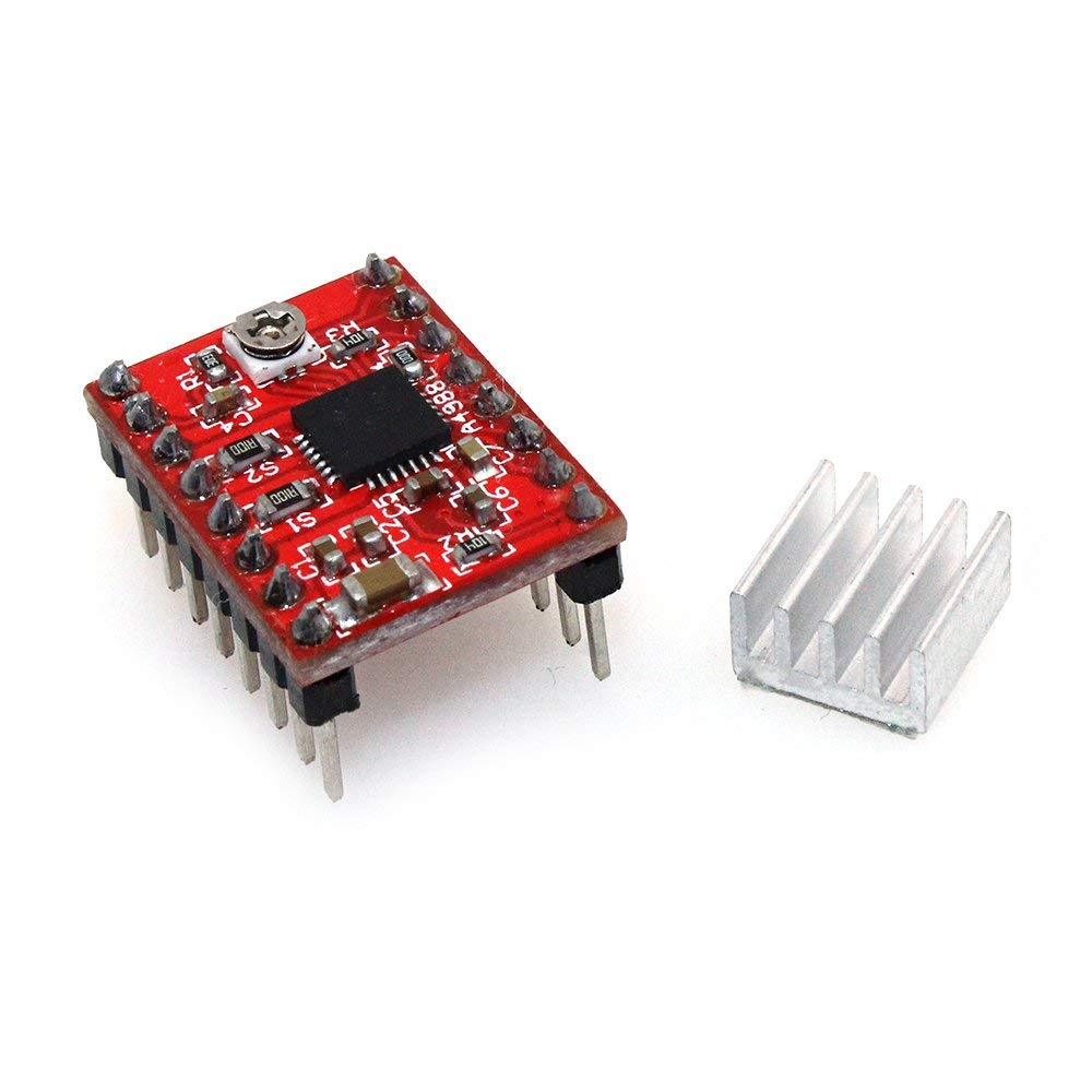 Electrobot A4988 Compatible Stepper Motor Diver Module with Heat Sink for 3D Printer Controller