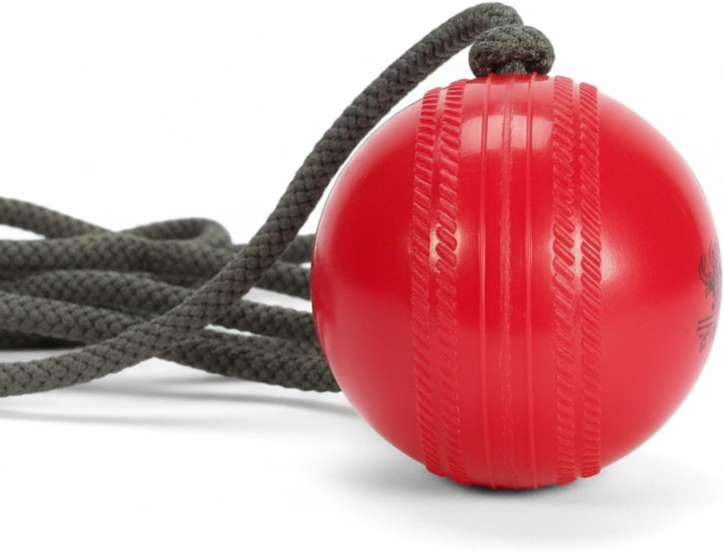 Hanging Cricket Practice Ball with String – Hard PVC Tethered Training Ball for Batting Practice, Hand-Eye Coordination & Shot Timing – Solo Cricket Practice for All Ages