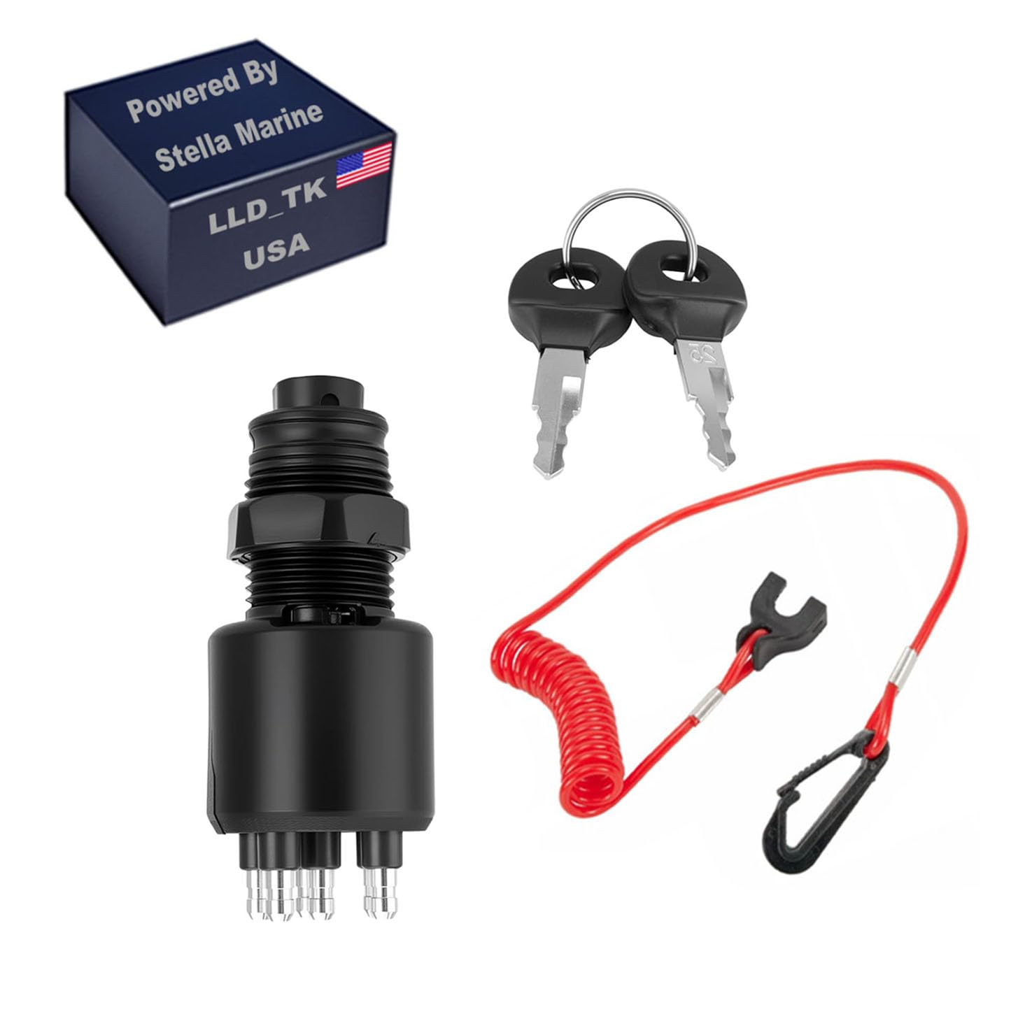 キル　オールドジャラ Amazon.com: Ignition Key Switch Kill Stop Switch Safety Lanyard