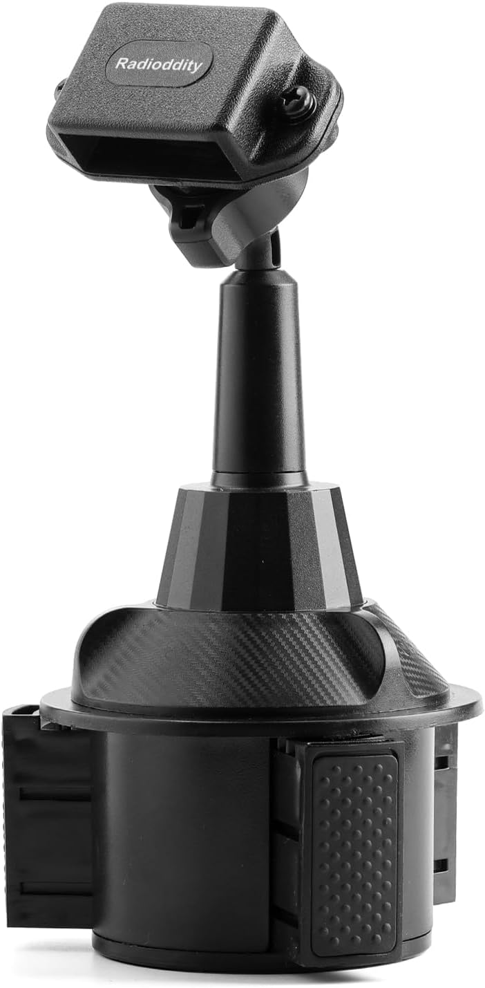 Rh2 Cup Holder Radio Mount, Car Holder, Secure And Stable For Walkie Talkies, Two Way Radios, Handheld Mobile Cb Radios