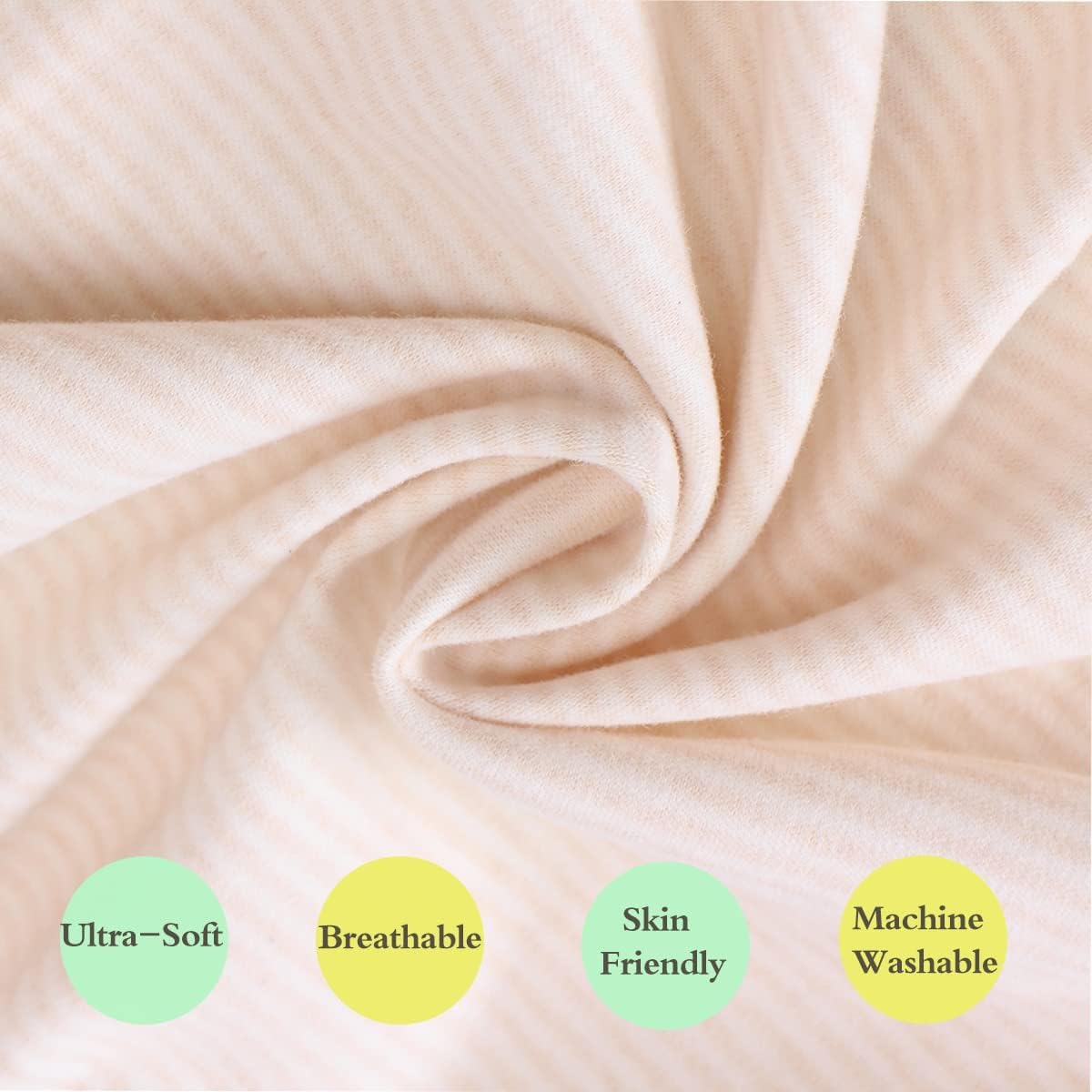 Juego de 6 toallas y paños con capucha para bebé, toalla de baño de algodón orgánico ultra suave y reutilizable para bebés y niños pequeños, regalos unisex para bebés (L (paquete de 6),