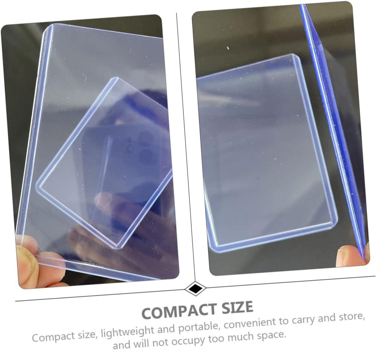 100pcs Game Trading Cards Sleeves Card Holders for Trading Hard Protectors Deck Protectors Sleeves