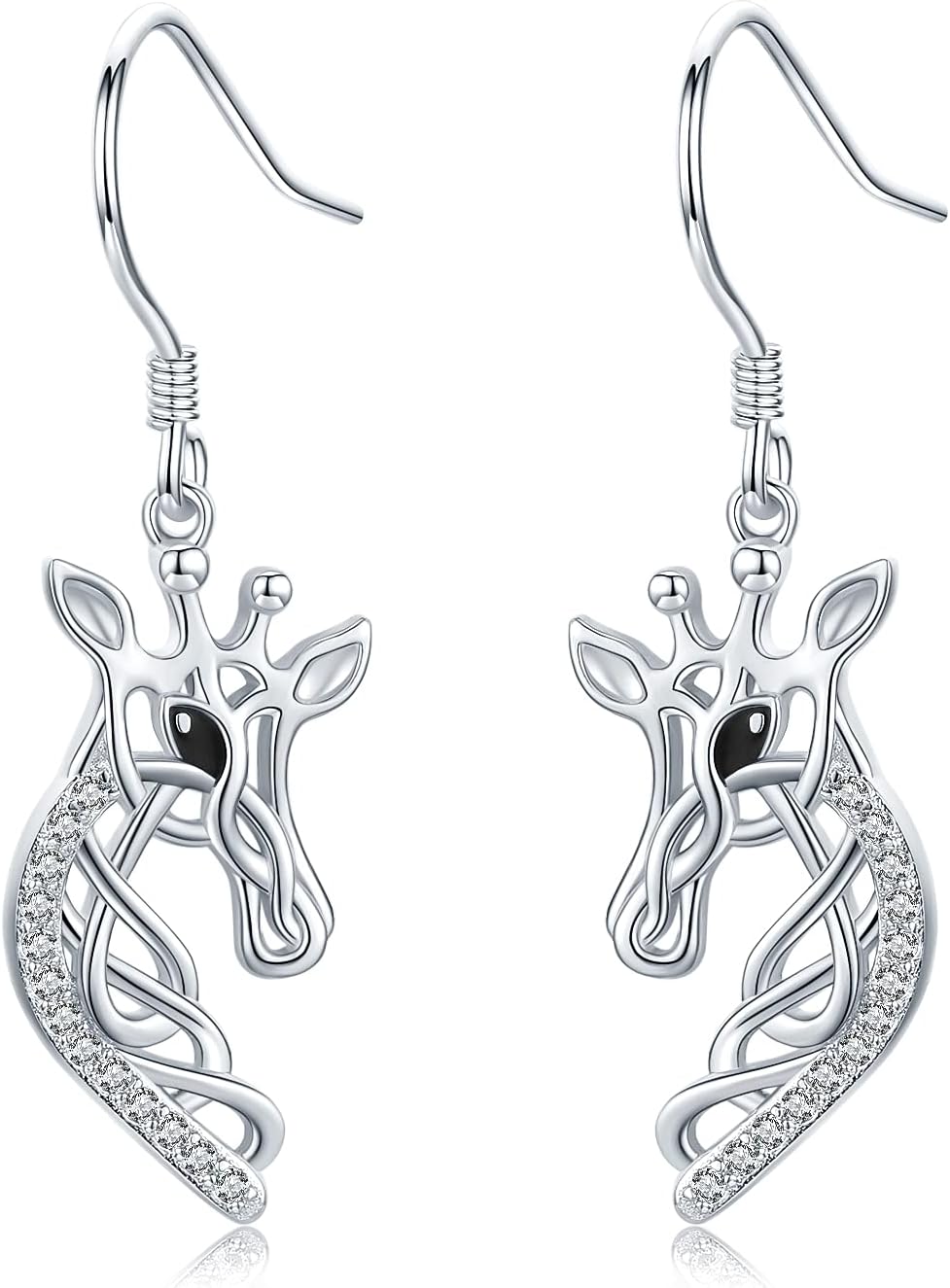 925 Sterling Silver Bee/Hummingbird/Cardinal/Giraffe Drop Dangle Earrings Jewelry Gifts for Women Friends