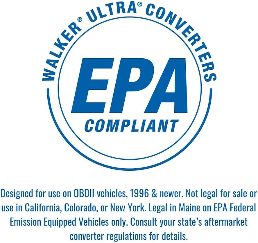 Walker® Ultra 16899 Catalytic Converter, EPA Compliant, Fits 2012, 2014 & 2015 Cadillac SRX