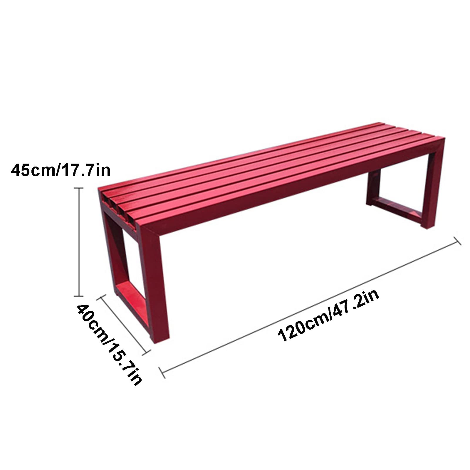 Metalowa ławka ogrodowa na zewnątrz stylowe siedzenia na patio odporne na warunki atmosferyczne ławki ogrodowe meble ogrodowe nowoczesne ławki tarasowe idealne na podwórko lub przy basenie