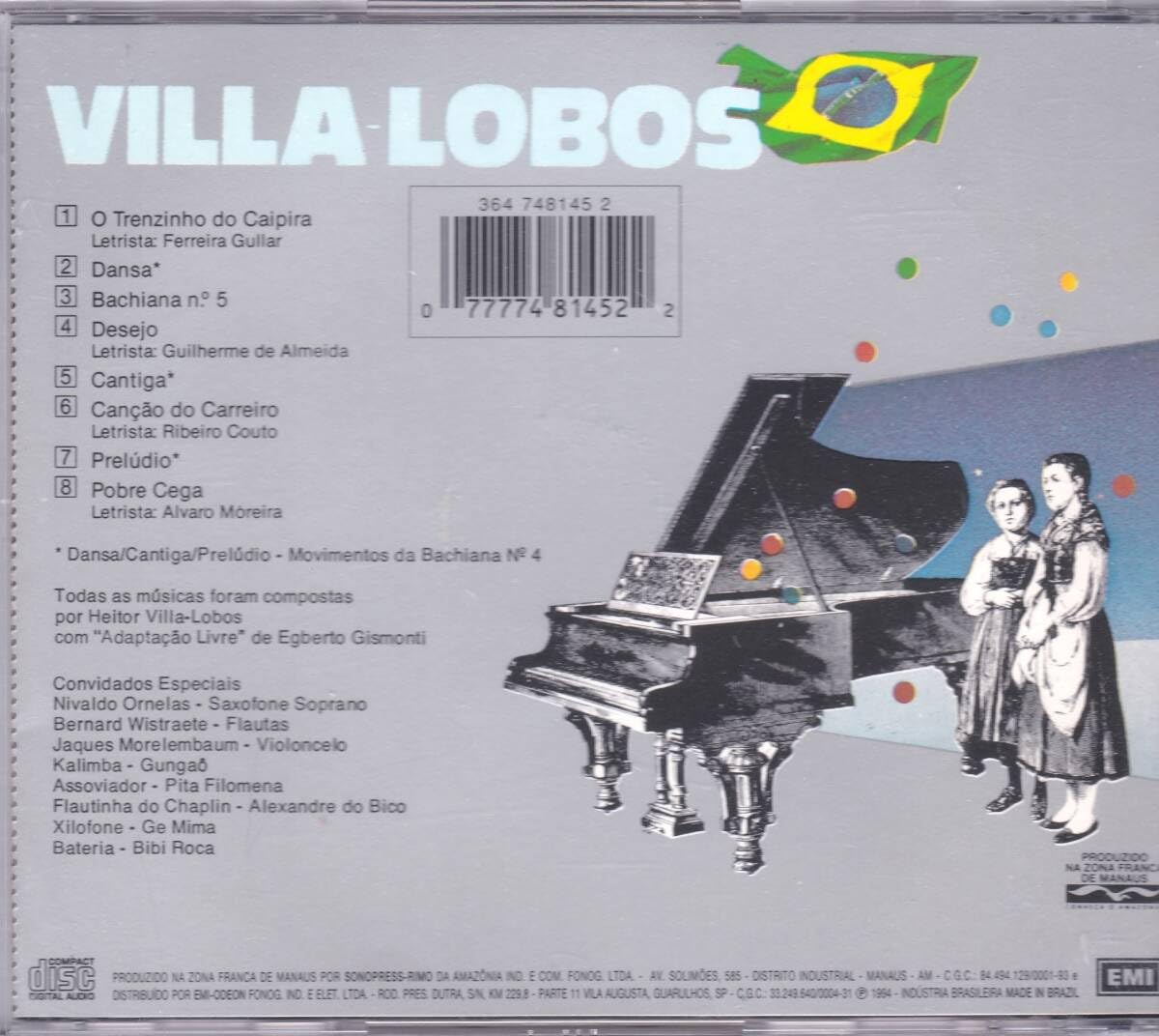 Amazon | EGBERTO GISMONTI(エグベルトジスモンチ)/TREM CAIPIRA85年