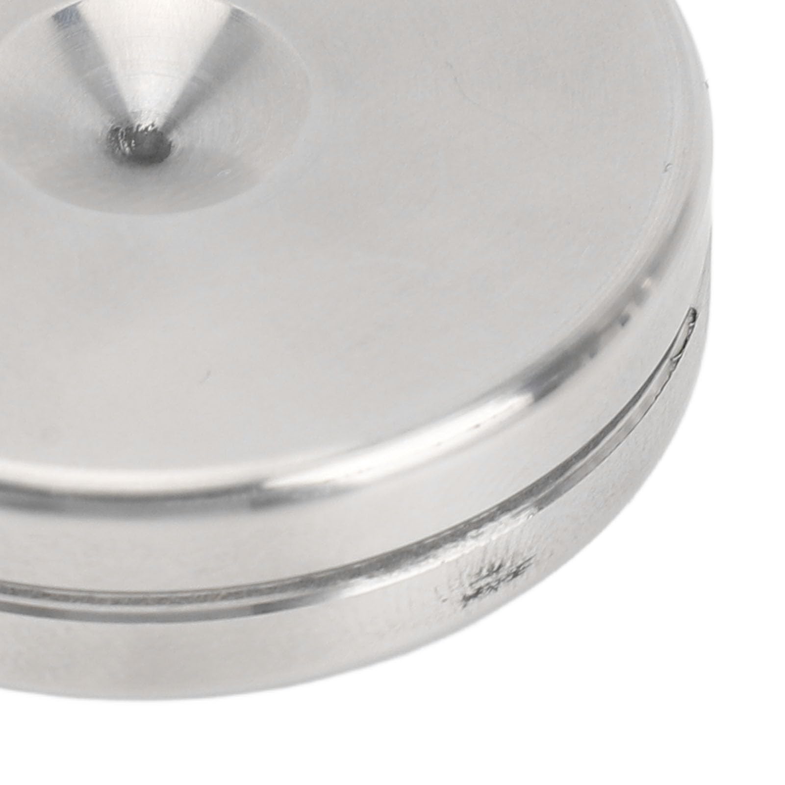4 Stück Lautsprecher-Isolationsfüße, HiFi-Lautsprecher-Stoßdämpfer-Pads, rutschfeste Verstärker-Basis-Pads für Subwoofer, CD-DAC-Instrumente mit Edelstahl- und Gummiausführung (15mm)
