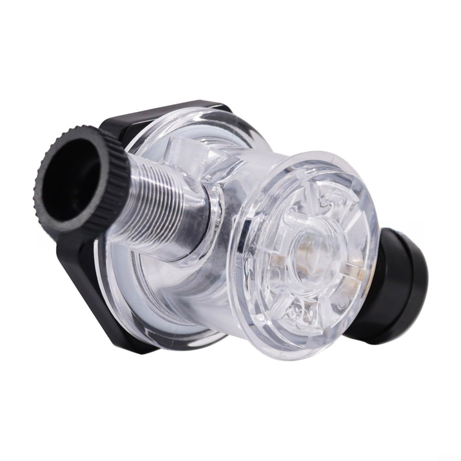 Manometro nero luminoso 60 PSI con valvola di rilascio dell'aria filettatura 1/4 NPT per sistema di filtraggio piscina 273564Z costruzione in rame plastica manutenzione spa all'aperto