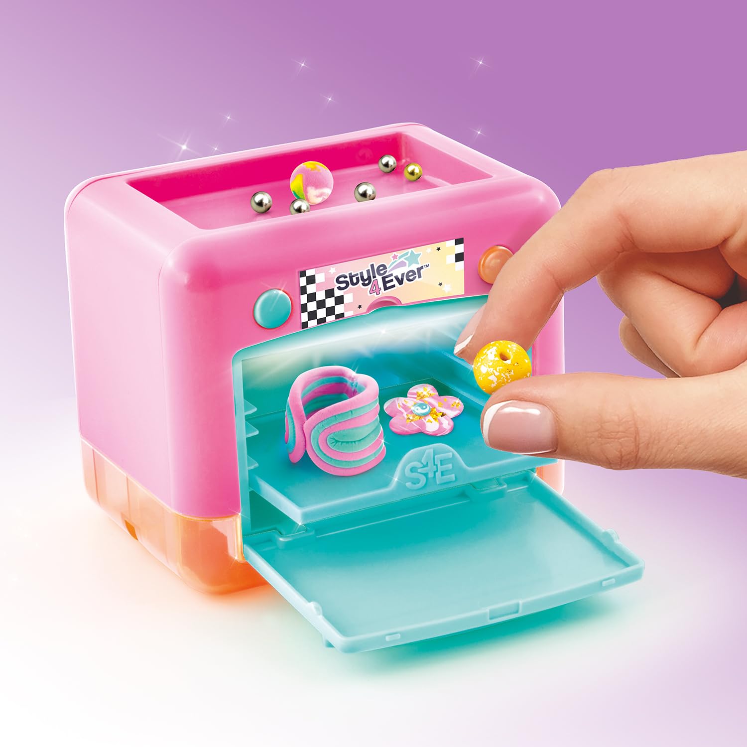 Canal Toys - Style 4 Ever - Fabrique à Bijoux Magic Clay - Réalise 20 Bijoux Unique & Innovant sans Cuisson - Idée Cadeau Enfant 8 Ans + - Jouet Enfant & Loisir Créatif - Tuto Inclus - OFG 333