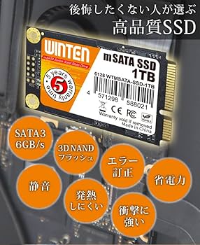 msata ssd 1tb 新品 Amazon.co.jp: WINTEN 内蔵 SSD 1TB mSATA 3D NAND SATA3 6Gb/s