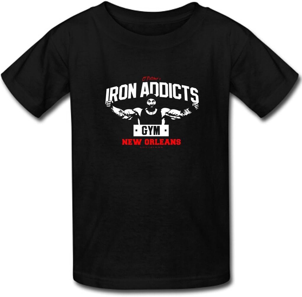 Taojing Custom CT FLETCHER Men's Short Sleeve T-Shirt Basic Cotton Tee