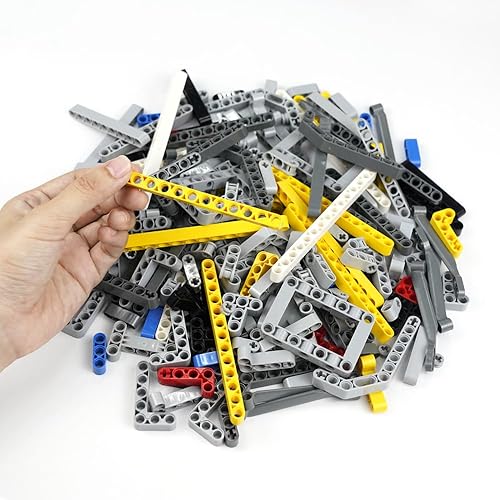 Miniatura 6 de 582pcs Piezas Técnicas y Piezas Vigas Ejes Conectores Juegos de Ladrillos, Compatible-con-Lego-Technic, Chasis Marco Liftarm y Pines Bloques de