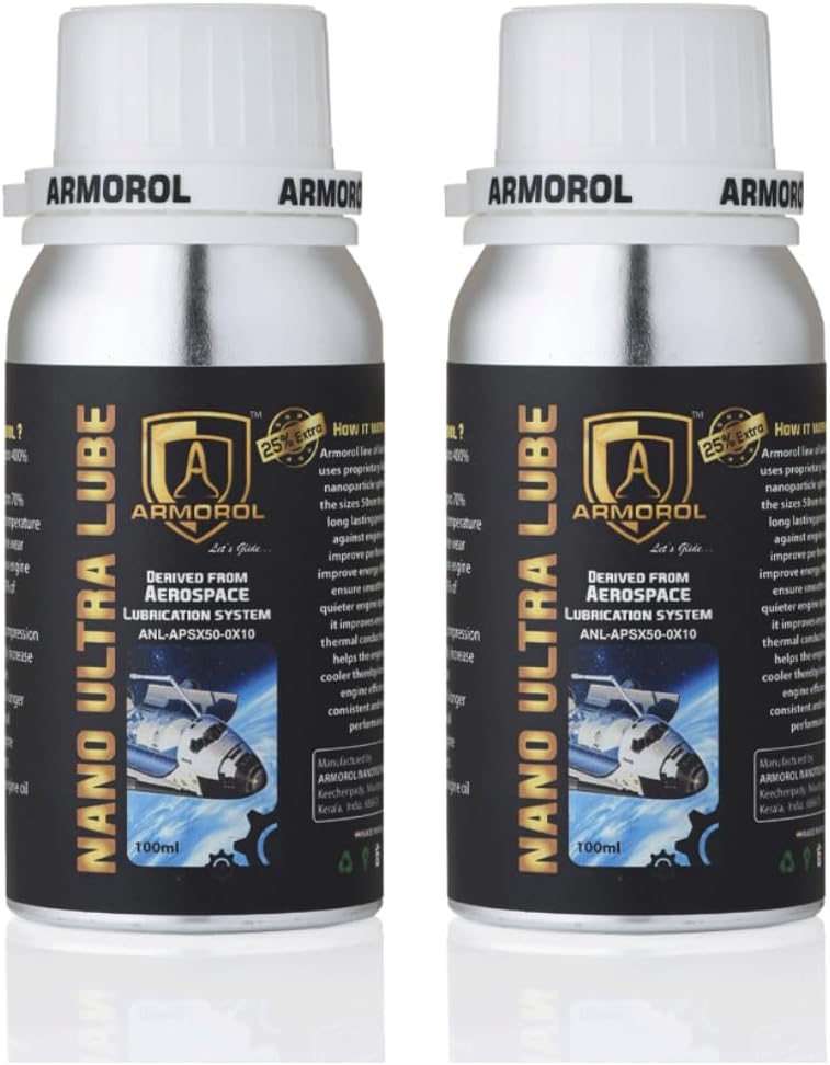 Armorol Nano Ultra Lube 100ml (Pack of 2) For Innova Crysta,Fortuner, Pajero, Land Cruiser,Benz, BMW&AUDI