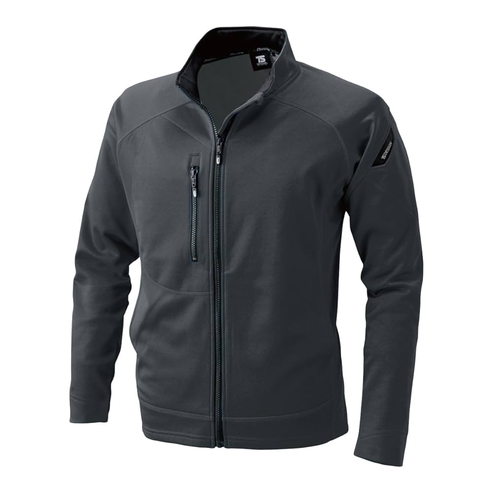 ◎美品 希少4L TS DESIGN チャコール 洗えるスーツ ワークウェア スーツ風作業着 TS DESIGN TS デザイン TS 4D