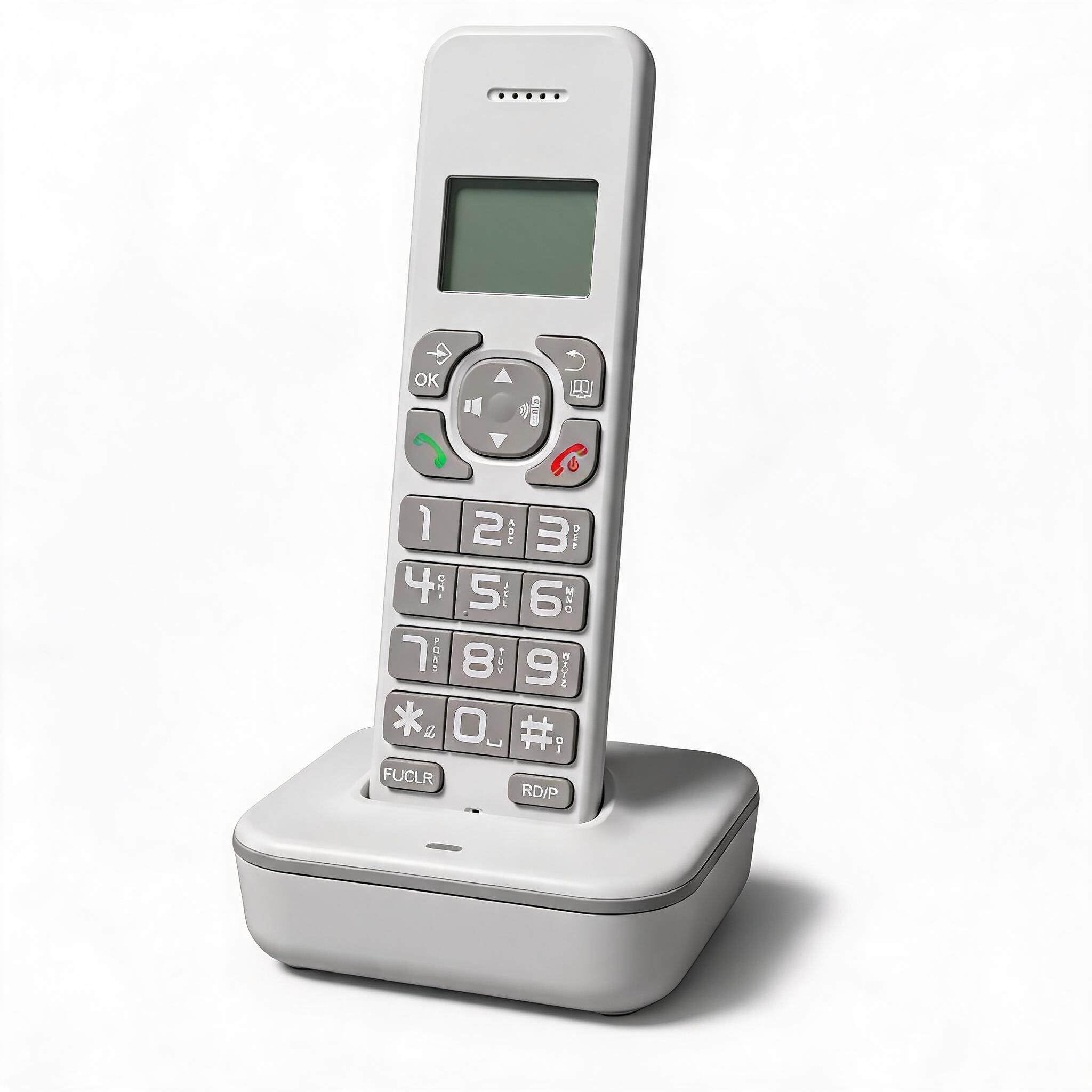 Sxhlseller Telefono Cordless, Display a Colori con Blocco Intelligente delle Chiamate, per Casa e Ufficio (Spina europea)