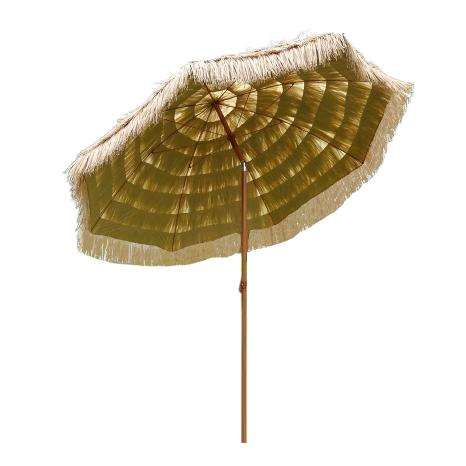 Beach parasols, 1.8M Tropical Hawaiian Beach Simulation Straw Parasol Umbrella