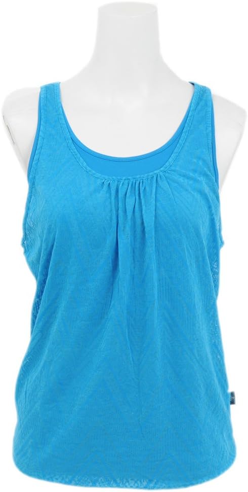 prAna Women's Mika Top Small Electro Blue
