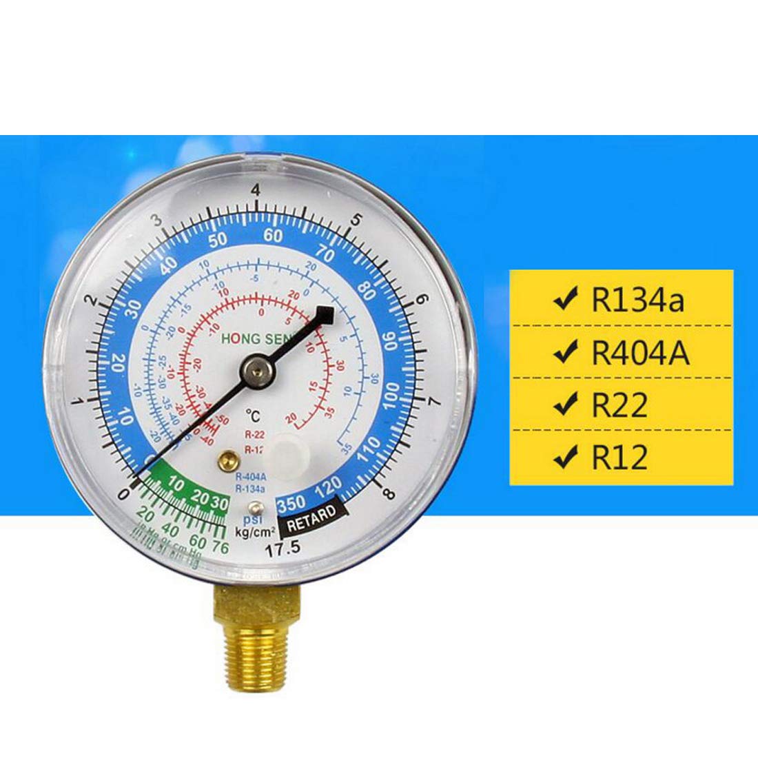 Aazon.co: Air Conditioner Refrigerant Gauge, Refrigerant High And Low - View #8