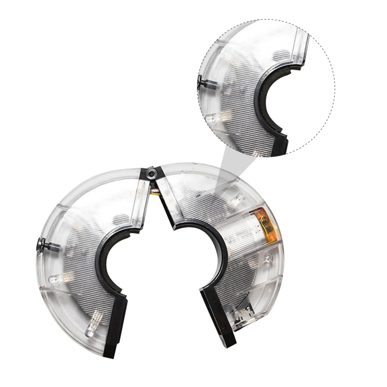 SUPVOX LED Bici Impermeabile Spia Luce ciclistica Ruota di Bicicletta luci per Bici per Ruote Auto Luce per Bici Spia Luminosa Spia della Bici plastica Silver