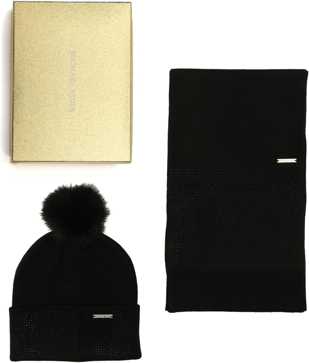 Michael Kors womens Fine Crystal Box Set - Hat & Scarf - Image 5