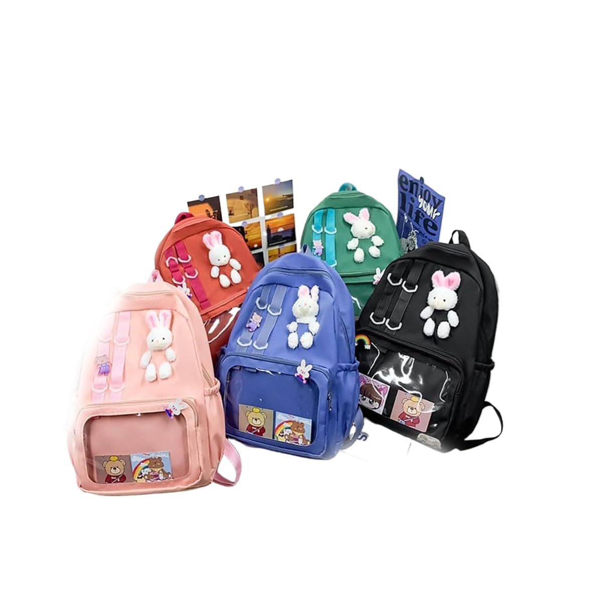 Amazon.co.jp: 痛バッグ リュックサック ぬいぐるみ付き 痛バ
