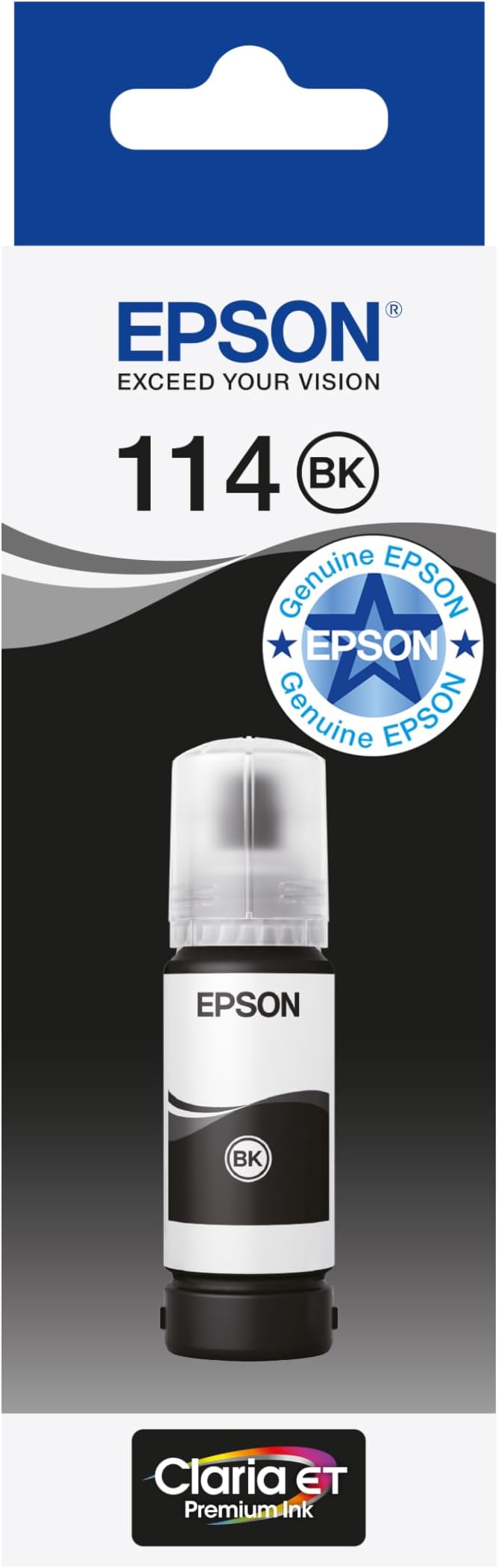 EcoTank 114 Pigment Black Genuine Ink Bottle