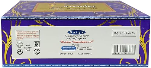 Vista 16 de Varillas de incienso de sándalo - Total de 180 varillas de incienso y soporte para varillas de incienso Insence Insense Satya