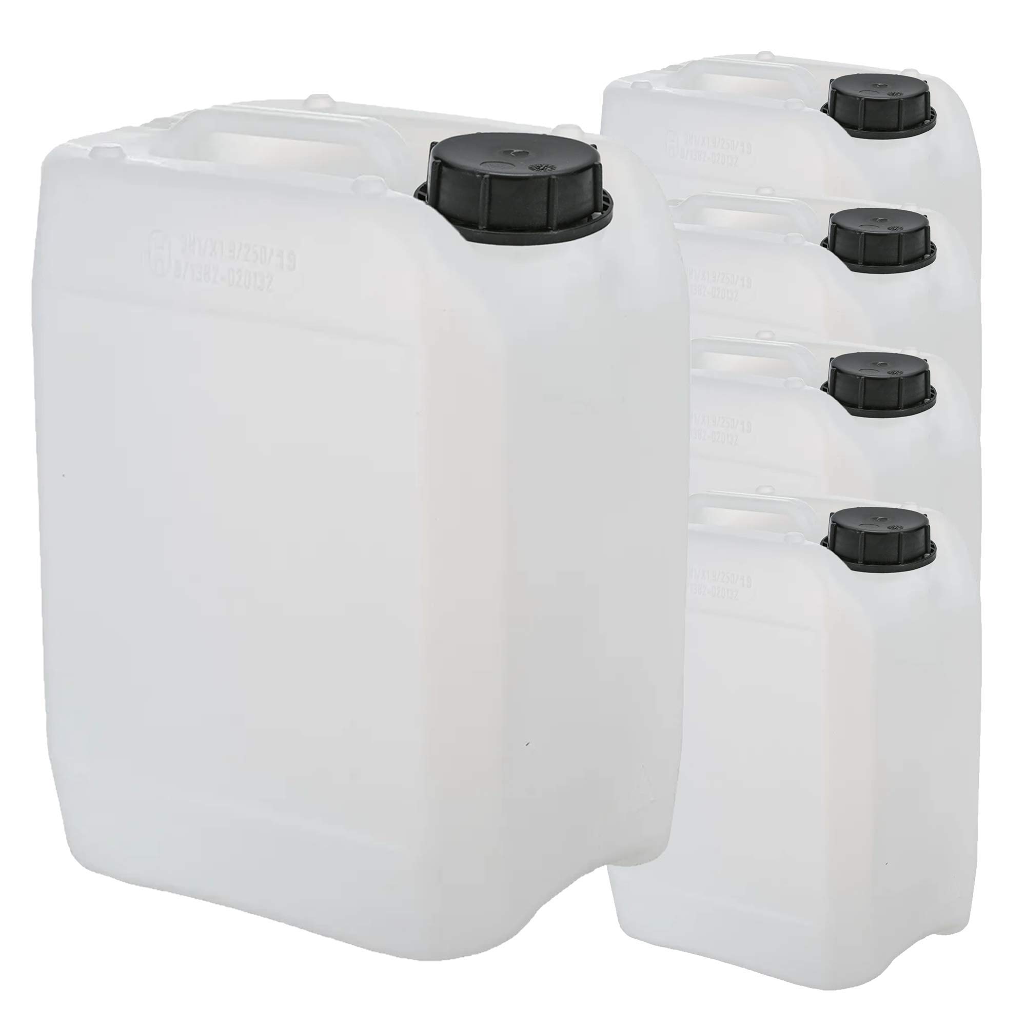 Buy 5 Litre Plastic Natural UN Approved Stackable Jerry Can with 51mm