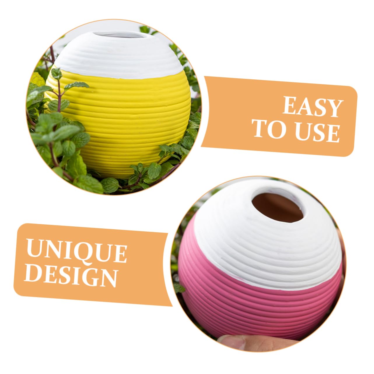LIOOBO 4piezas Kit De Riego por Goteo Goteros Globos Dispensadores para Plantas De Interior y Exterior